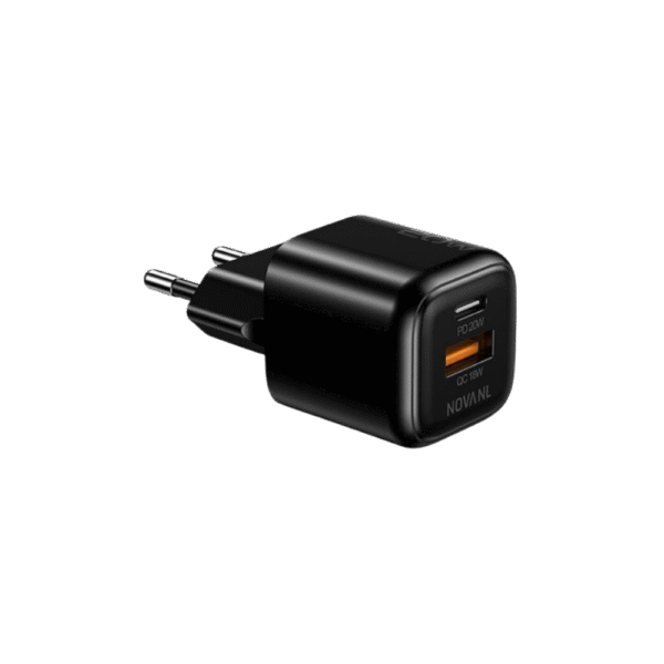 NOVANL 20W GaN Mini Oplader USB-C + USB-A