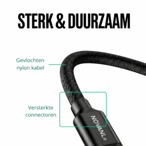NOVANL USB-C naar USB-C kabel 100W - Afbeelding 2