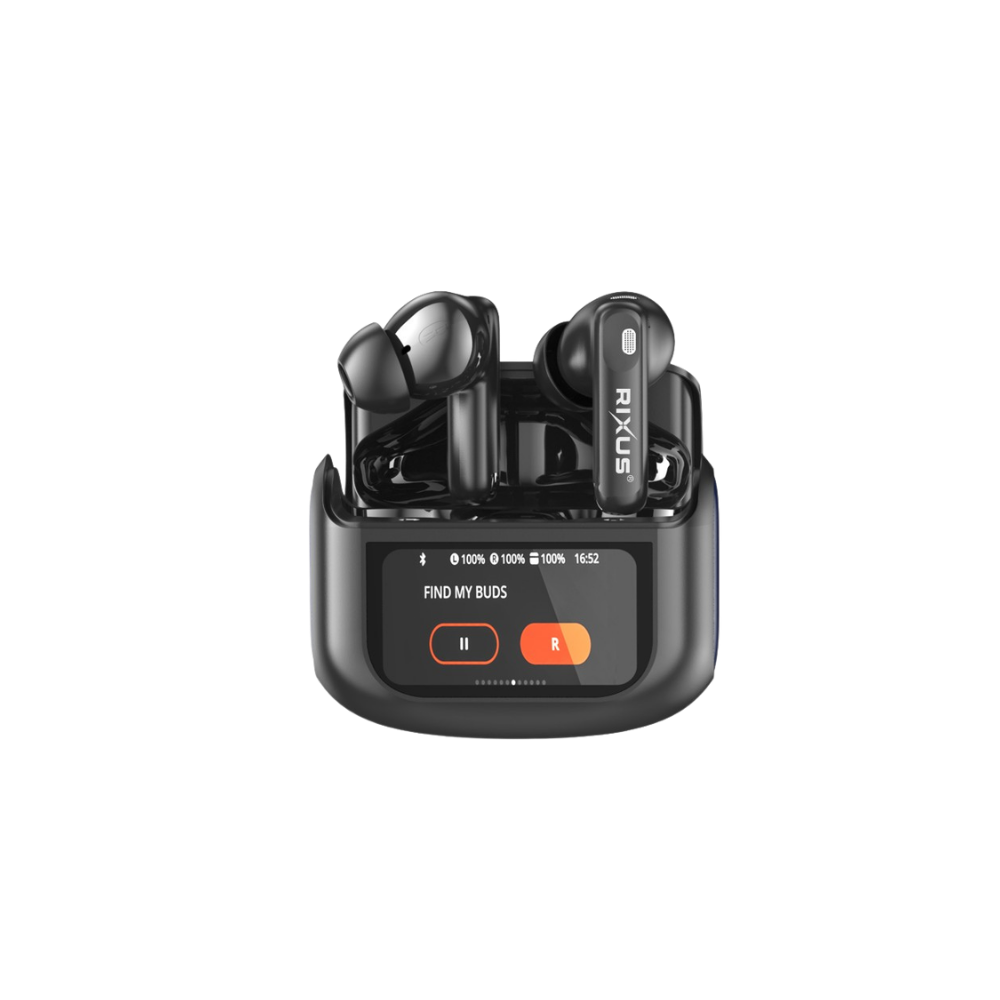 Rixus Draadloze Oordopjes met Touch Case