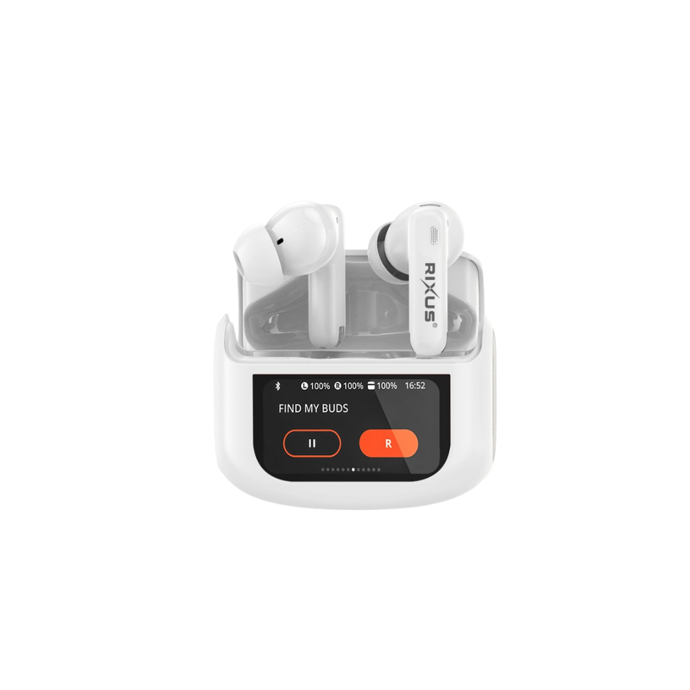 Rixus Draadloze Oordopjes met Touch Case