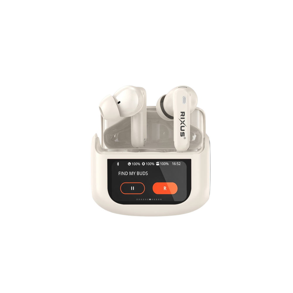 Rixus Draadloze Oordopjes met Touch Case