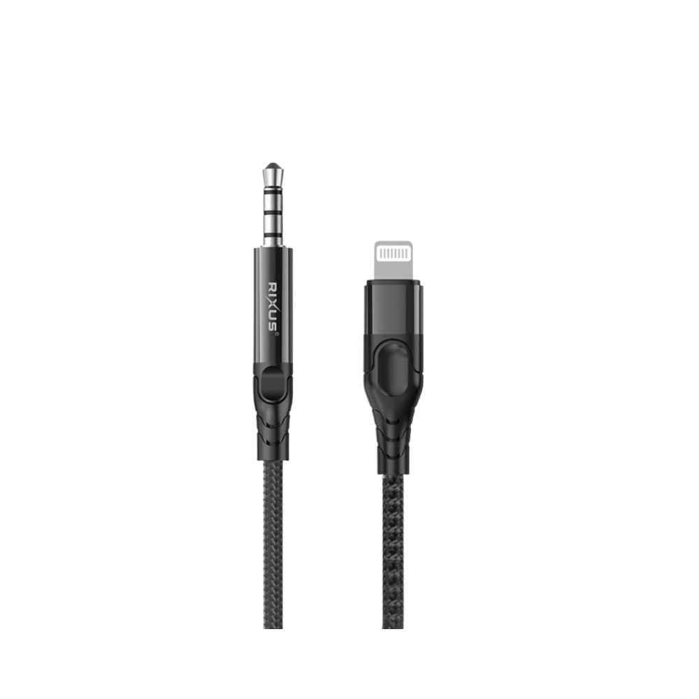 Rixus AUX naar Lightning kabel 1.2m